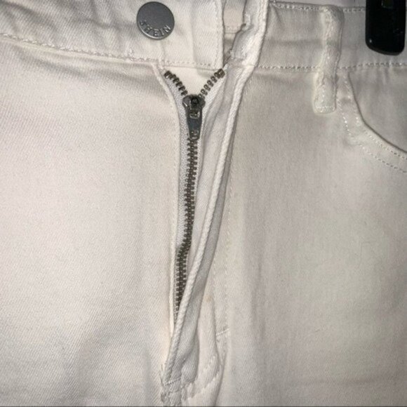 Shein Basics White Skinny Jeans High Rise Size 30 - Picture 3 of 9